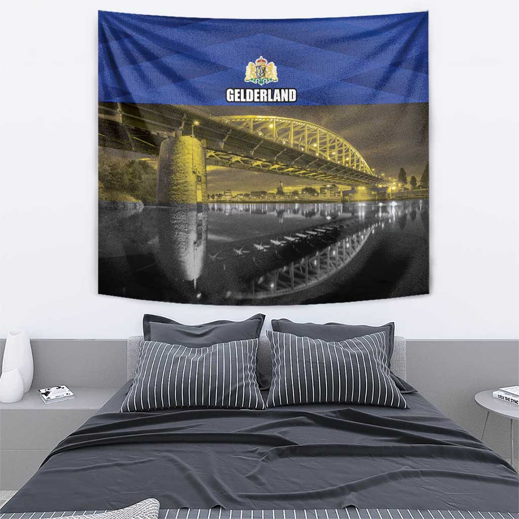 Netherlands Gelderland Province Tapestry Flag Style