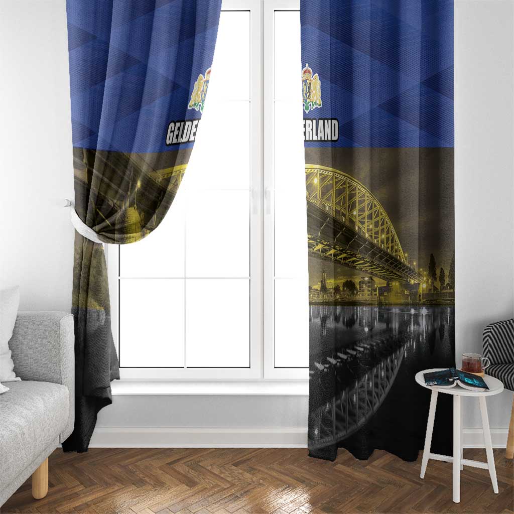 Netherlands Gelderland Province Window Curtain Flag Style