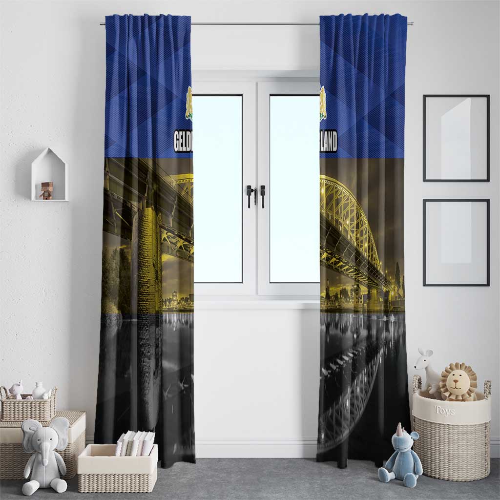 Netherlands Gelderland Province Window Curtain Flag Style