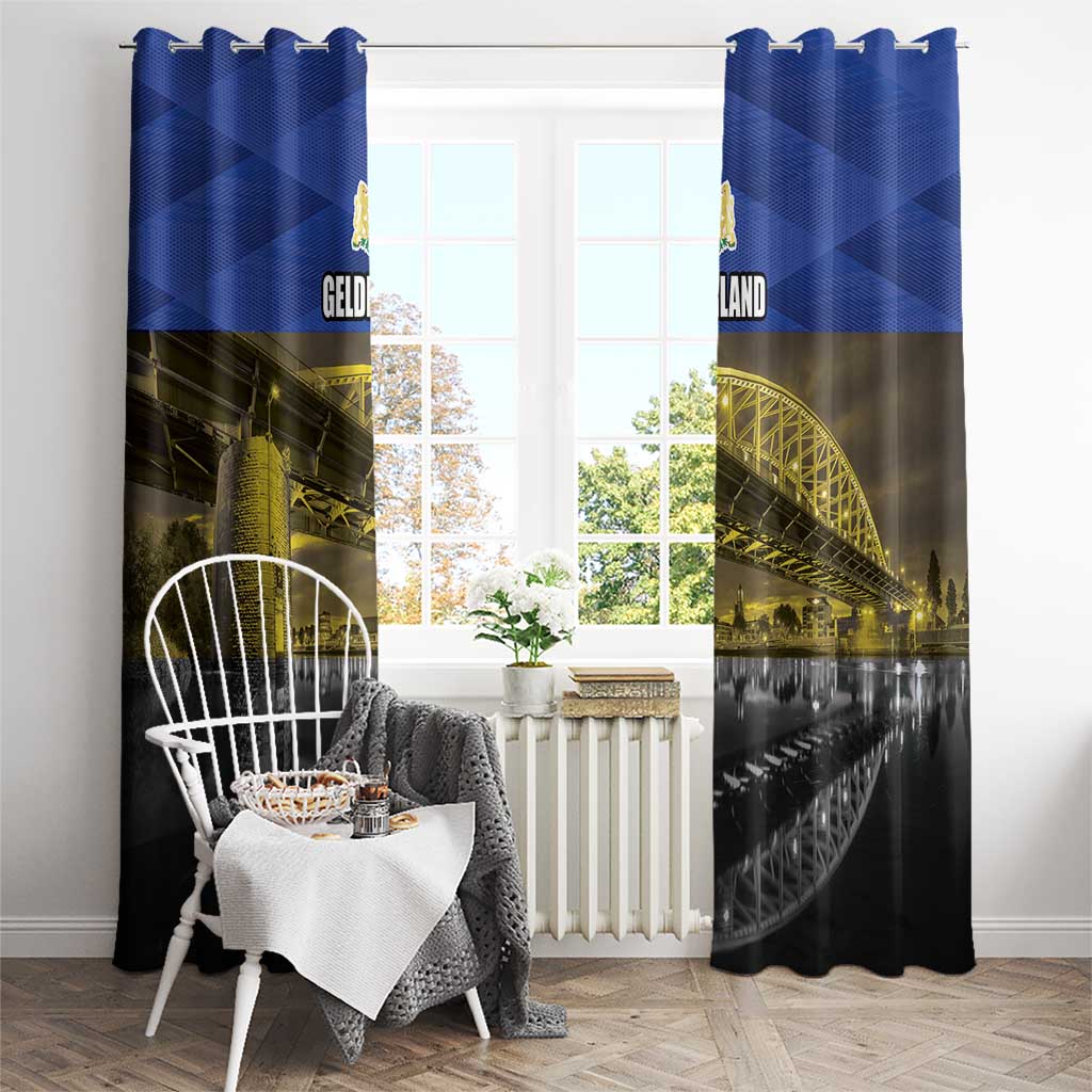 Netherlands Gelderland Province Window Curtain Flag Style