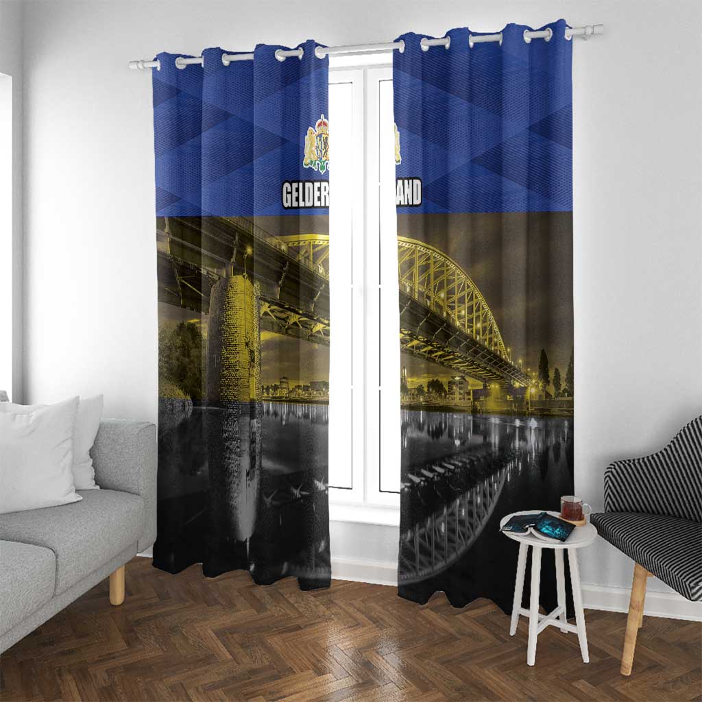 Netherlands Gelderland Province Window Curtain Flag Style