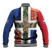 Netherlands Groningen Province Baseball Jacket Flag Style