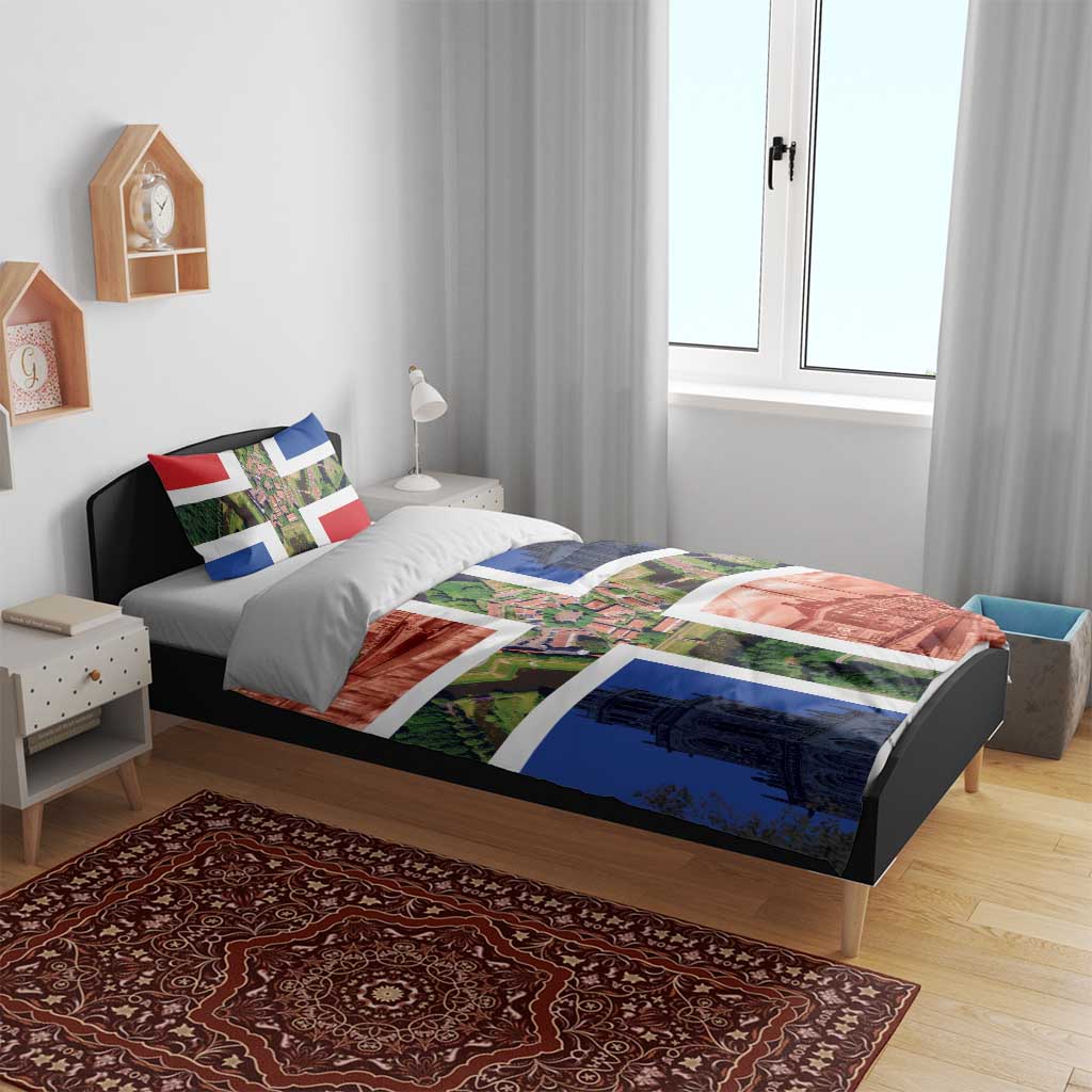 Netherlands Groningen Province Bedding Set Flag Style