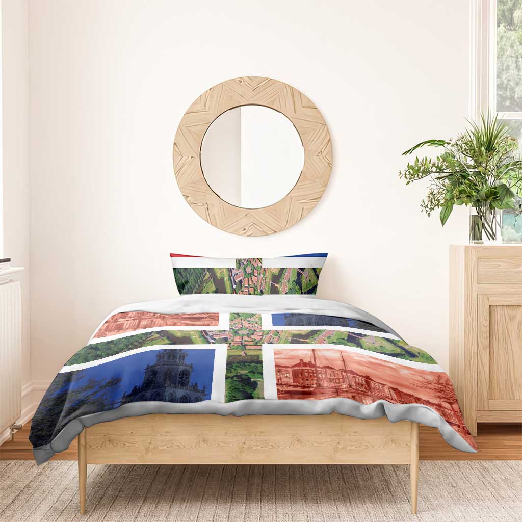 Netherlands Groningen Province Bedding Set Flag Style