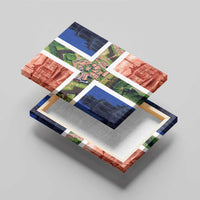 Netherlands Groningen Province Canvas Wall Art Flag Style