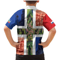 Netherlands Groningen Province Family Matching Mermaid Dress and Hawaiian Shirt Flag Style