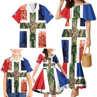 Netherlands Groningen Province Family Matching Mermaid Dress and Hawaiian Shirt Flag Style