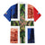 Netherlands Groningen Province Family Matching Off Shoulder Maxi Dress and Hawaiian Shirt Flag Style