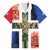 Netherlands Groningen Province Family Matching Summer Maxi Dress and Hawaiian Shirt Flag Style