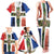 Netherlands Groningen Province Family Matching Tank Maxi Dress and Hawaiian Shirt Flag Style
