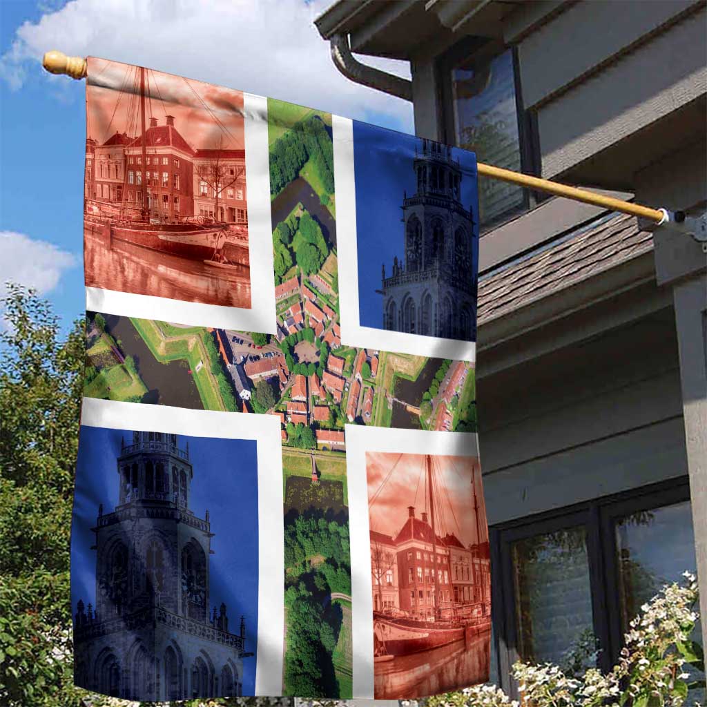 Netherlands Groningen Province Garden Flag Flag Style