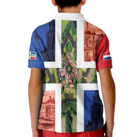 Netherlands Groningen Province Kid Polo Shirt Flag Style