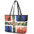 Netherlands Groningen Province Leather Tote Bag Flag Style