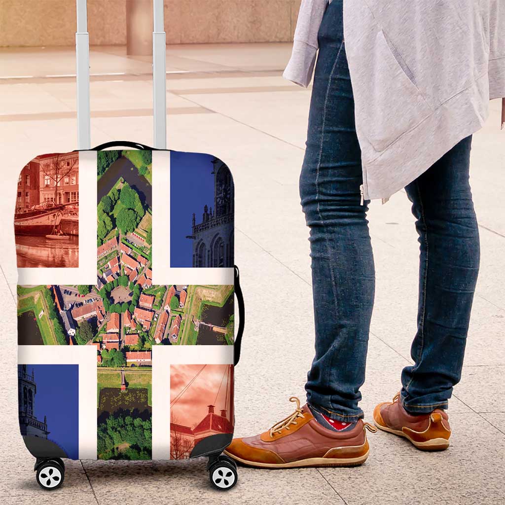 Netherlands Groningen Province Luggage Cover Flag Style