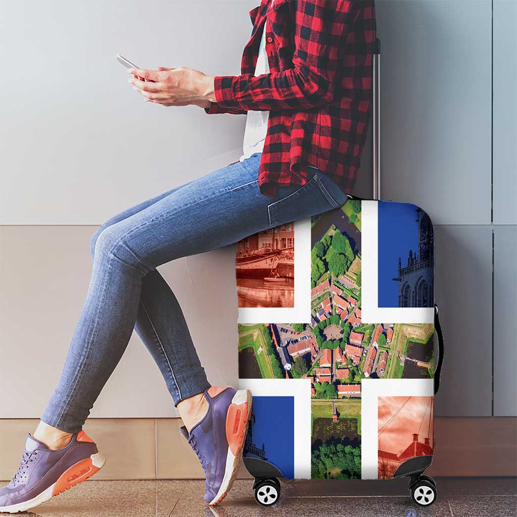 Netherlands Groningen Province Luggage Cover Flag Style