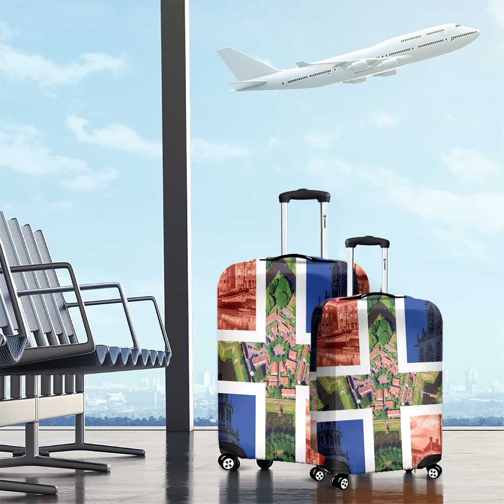 Netherlands Groningen Province Luggage Cover Flag Style