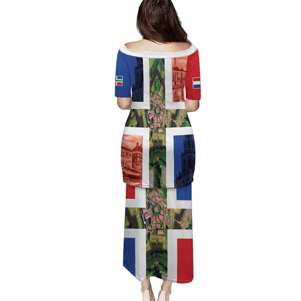 Netherlands Groningen Province Puletasi Flag Style