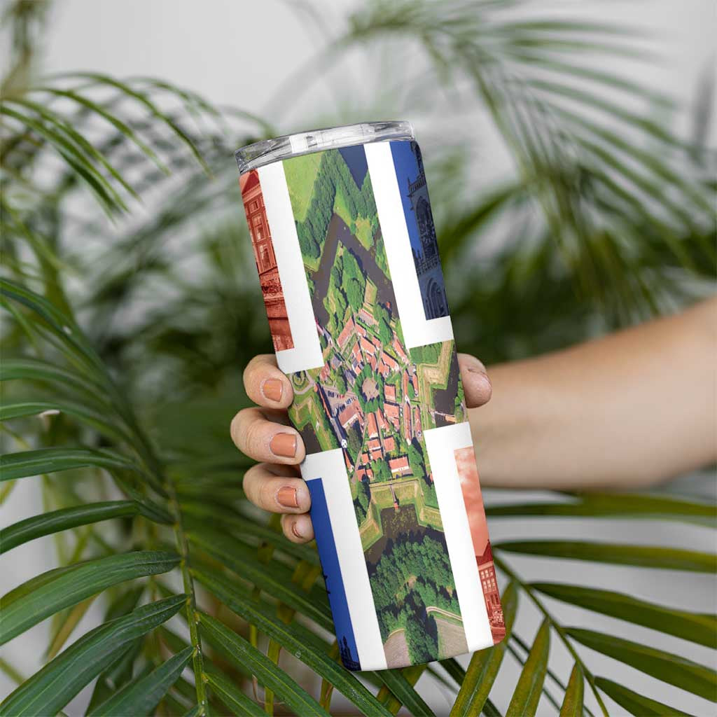 Netherlands Groningen Province Skinny Tumbler Flag Style LT17