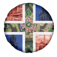 Netherlands Groningen Province Spare Tire Cover Flag Style