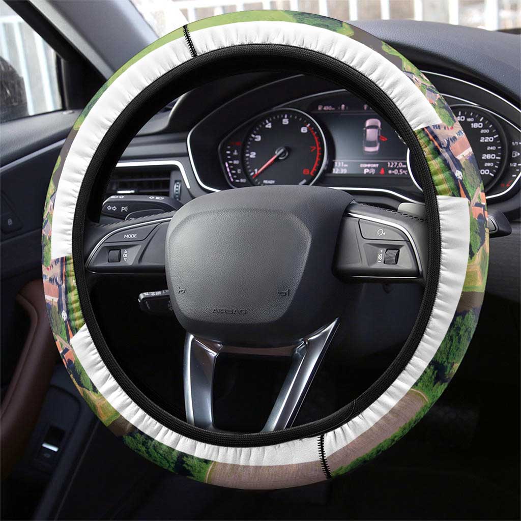 Netherlands Groningen Province Steering Wheel Cover Flag Style
