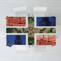 Netherlands Groningen Province Tablecloth Flag Style