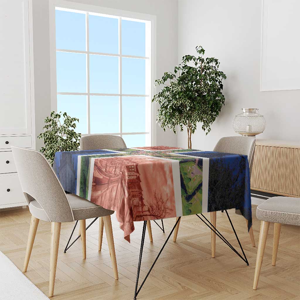 Netherlands Groningen Province Tablecloth Flag Style