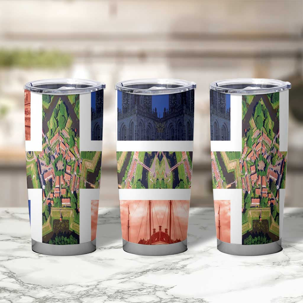 Netherlands Groningen Province Tumbler Cup Flag Style LT17