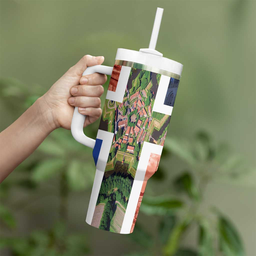 Netherlands Groningen Province Tumbler With Handle Flag Style LT17