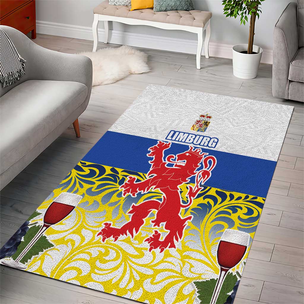 Netherlands Limburg Province Area Rug Flag Style