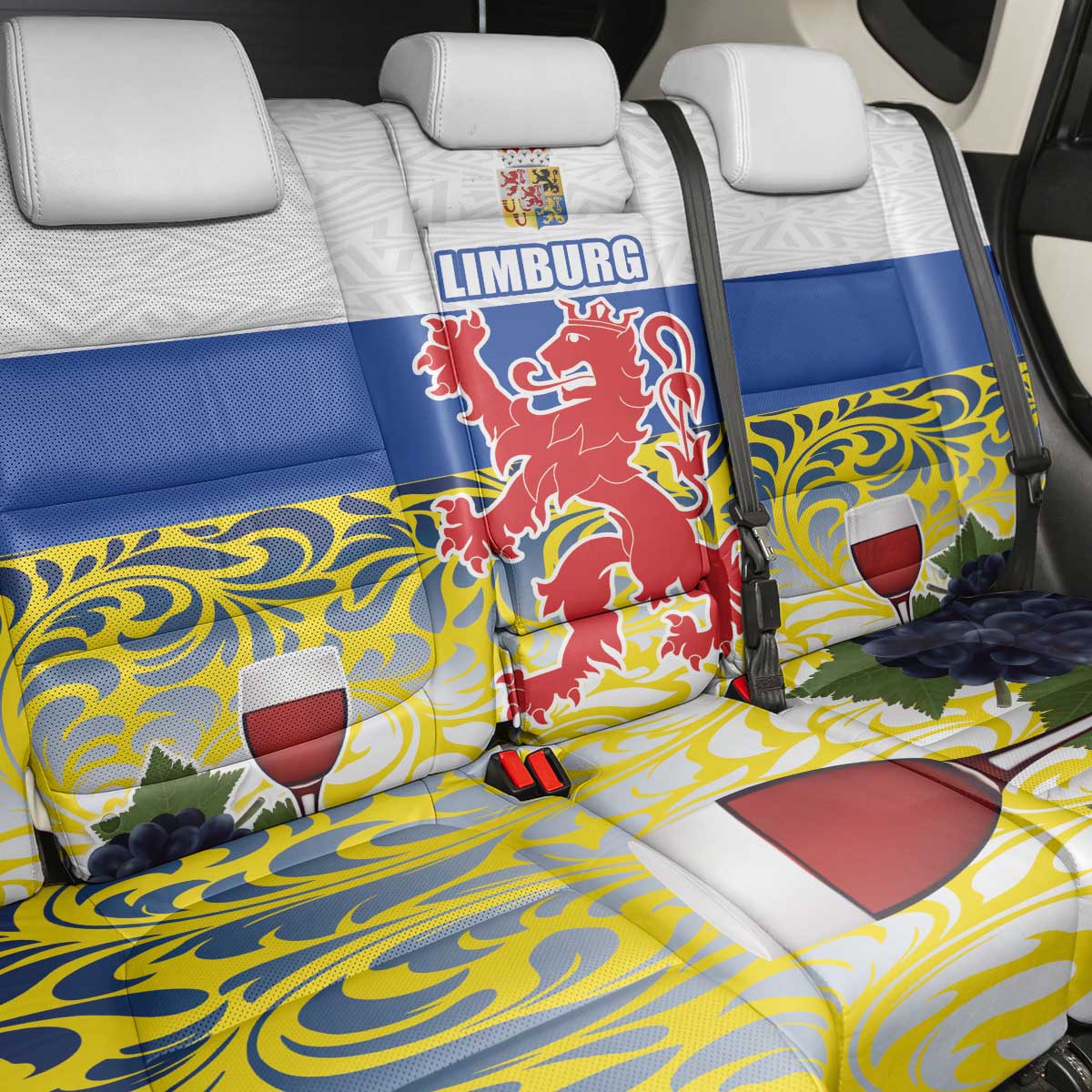 Netherlands Limburg Province Back Car Seat Cover Flag Style