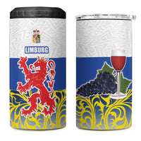 Netherlands Limburg Province 4 in 1 Can Cooler Tumbler Flag Style