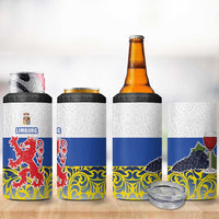 Netherlands Limburg Province 4 in 1 Can Cooler Tumbler Flag Style