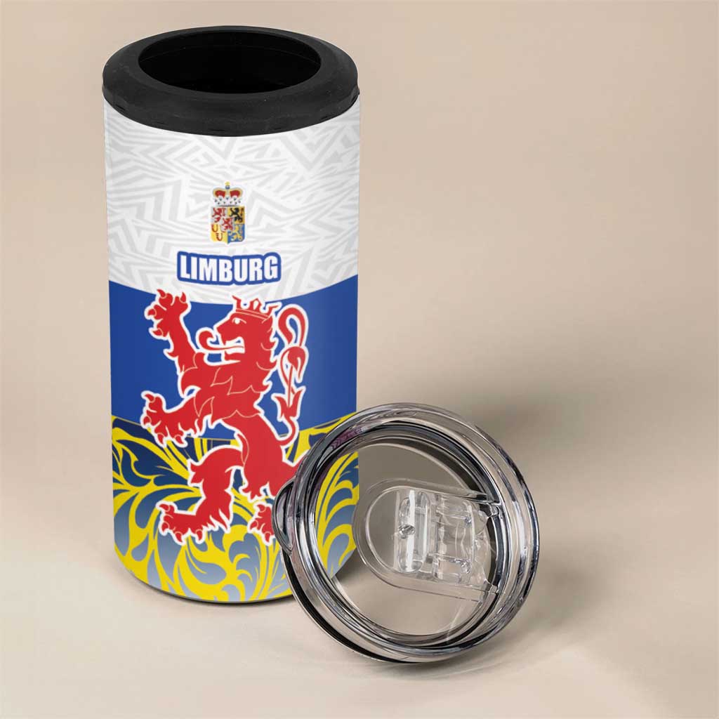 Netherlands Limburg Province 4 in 1 Can Cooler Tumbler Flag Style