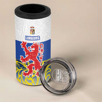 Netherlands Limburg Province 4 in 1 Can Cooler Tumbler Flag Style
