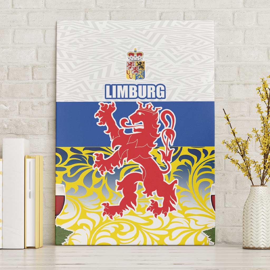 Netherlands Limburg Province Canvas Wall Art Flag Style