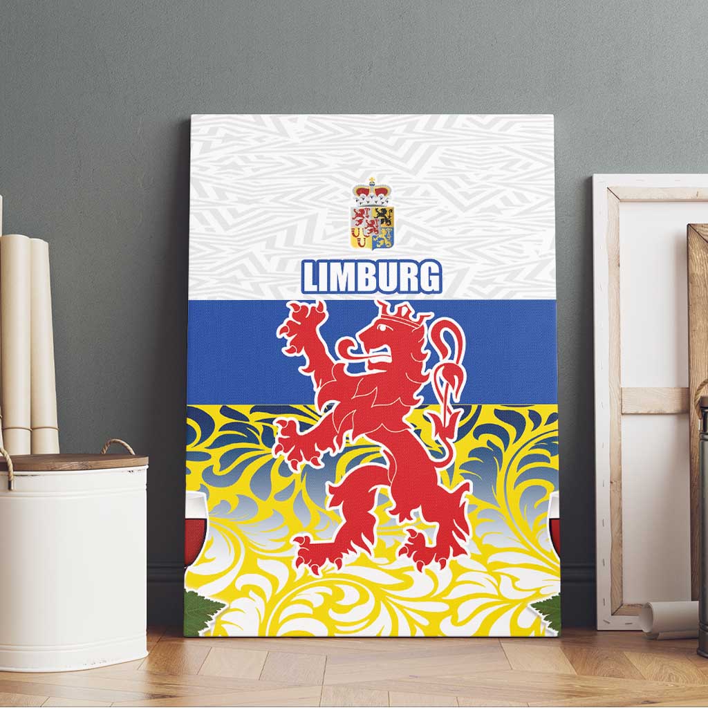 Netherlands Limburg Province Canvas Wall Art Flag Style
