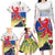 Netherlands Limburg Province Family Matching Long Sleeve Bodycon Dress and Hawaiian Shirt Flag Style