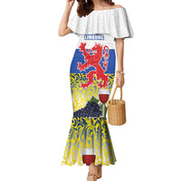 Netherlands Limburg Province Family Matching Mermaid Dress and Hawaiian Shirt Flag Style