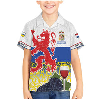 Netherlands Limburg Province Family Matching Mermaid Dress and Hawaiian Shirt Flag Style