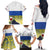 Netherlands Limburg Province Family Matching Off The Shoulder Long Sleeve Dress and Hawaiian Shirt Flag Style