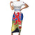 Netherlands Limburg Province Family Matching Short Sleeve Bodycon Dress and Hawaiian Shirt Flag Style