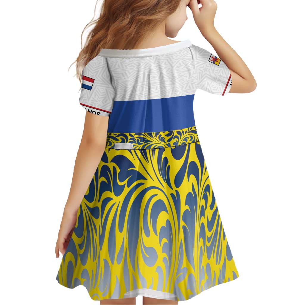 Netherlands Limburg Province Family Matching Summer Maxi Dress and Hawaiian Shirt Flag Style