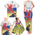 Netherlands Limburg Province Family Matching Tank Maxi Dress and Hawaiian Shirt Flag Style