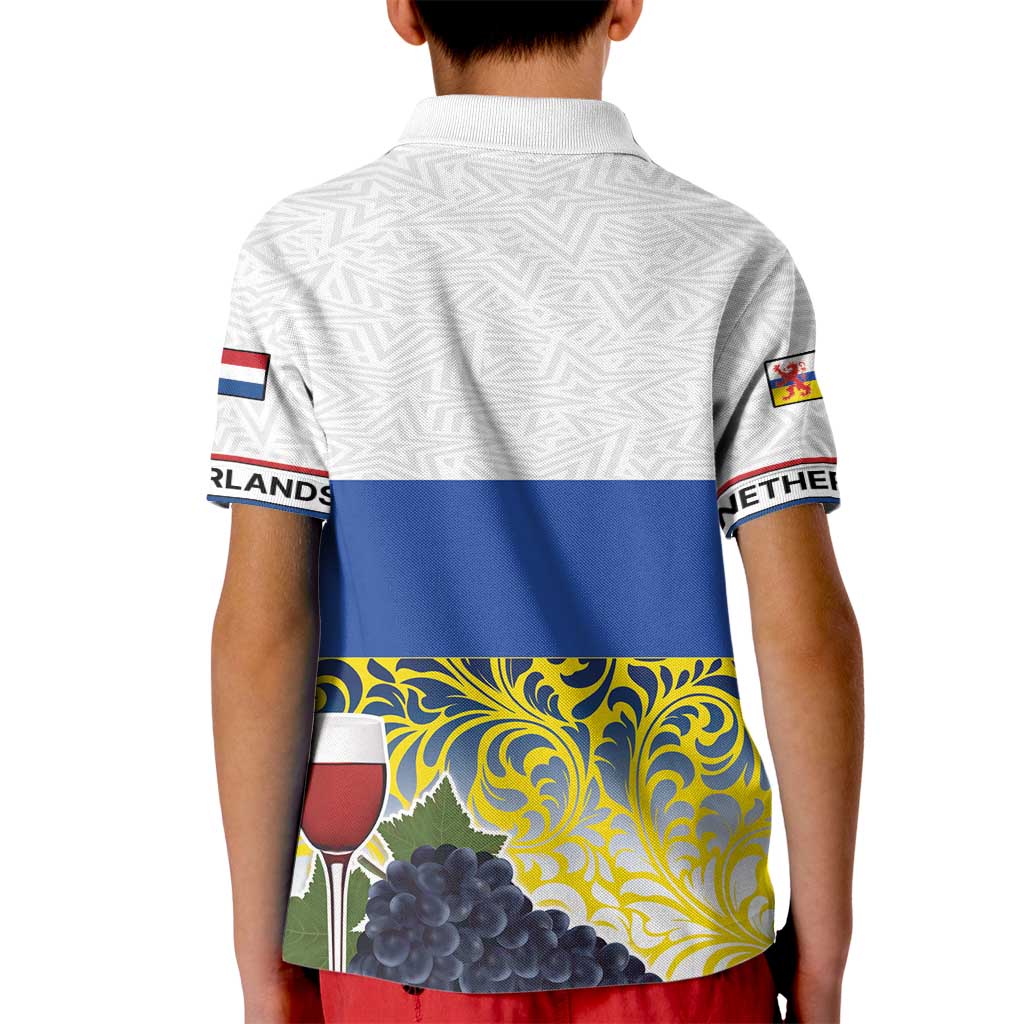 Netherlands Limburg Province Kid Polo Shirt Flag Style