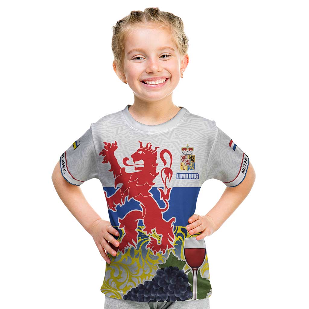 Netherlands Limburg Province Kid T Shirt Flag Style