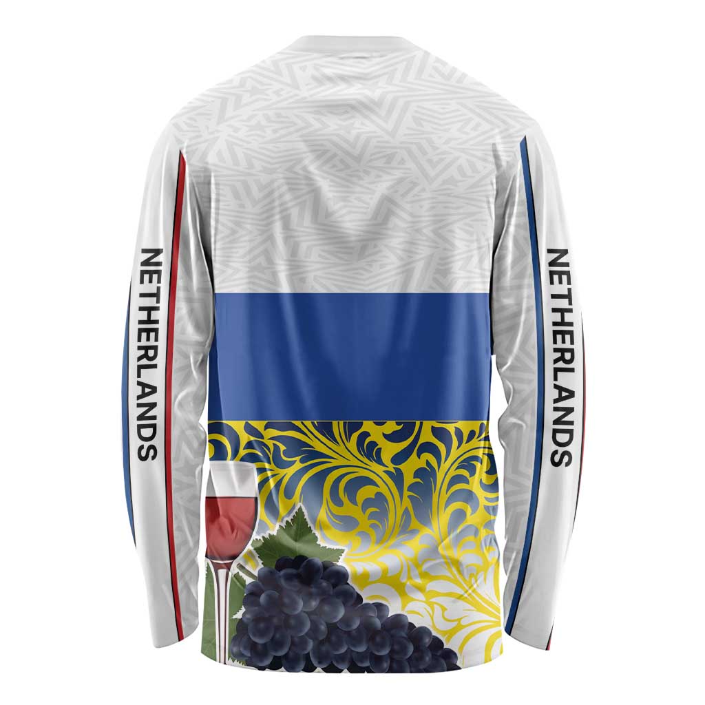 Netherlands Limburg Province Long Sleeve Shirt Flag Style