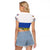 Netherlands Limburg Province Raglan Cropped T Shirt Flag Style