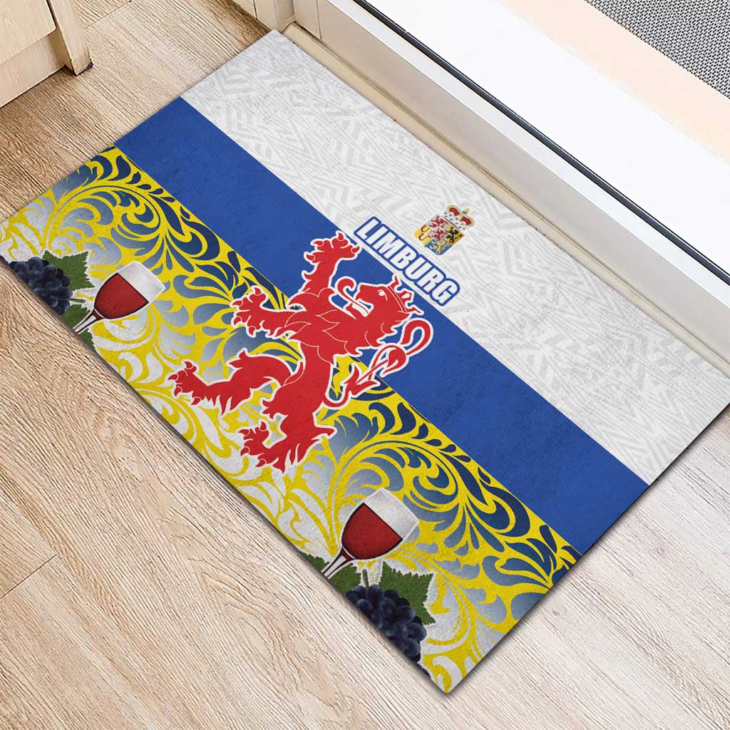 Netherlands Limburg Province Rubber Doormat Flag Style