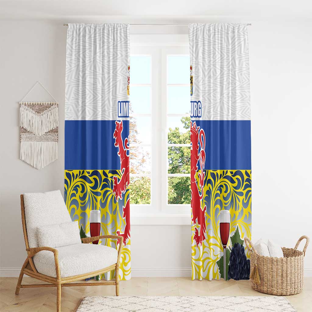 Netherlands Limburg Province Window Curtain Flag Style