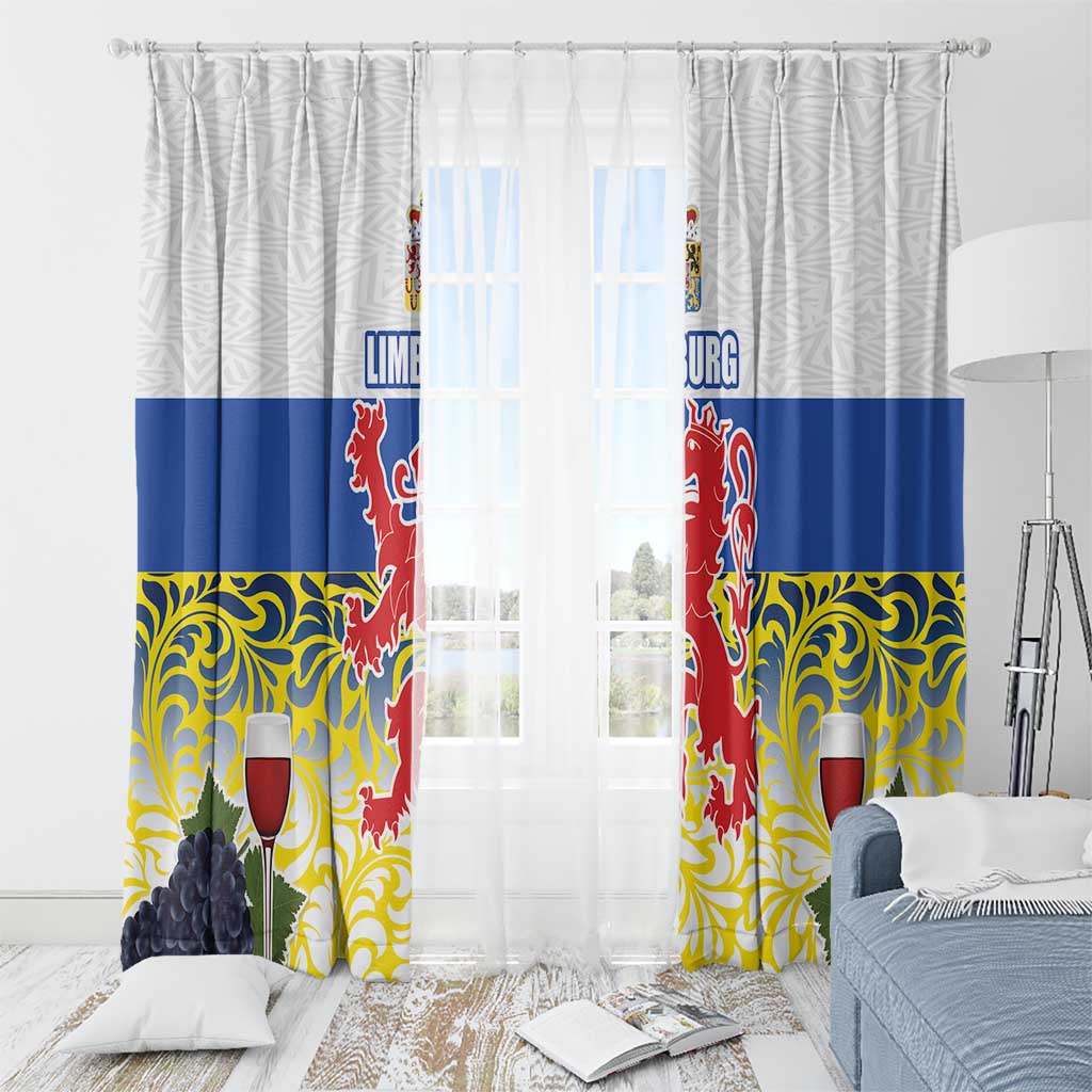 Netherlands Limburg Province Window Curtain Flag Style